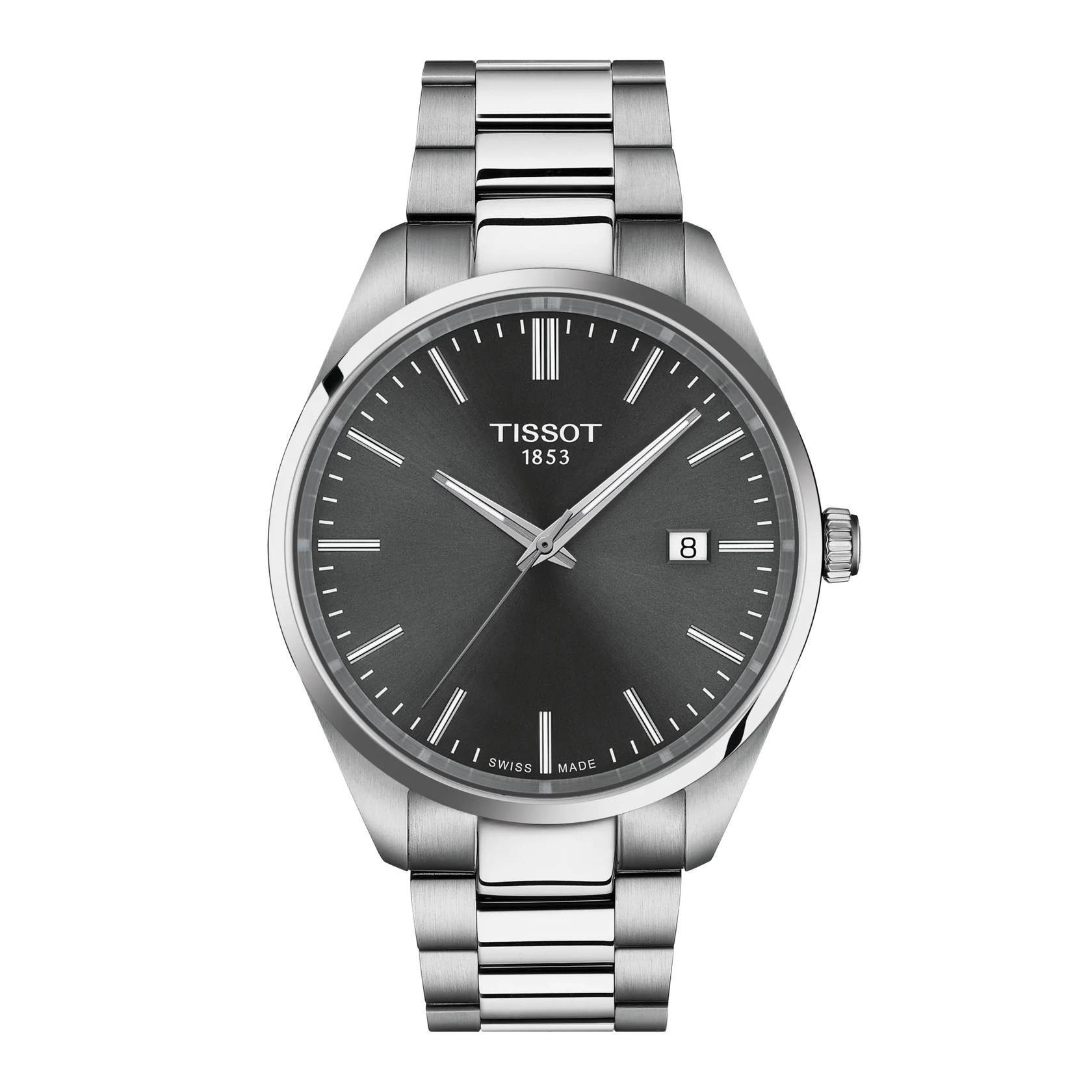 Orologio Uomo Tissot PR100 Acciaio Quarzo Antracite T1504101108100